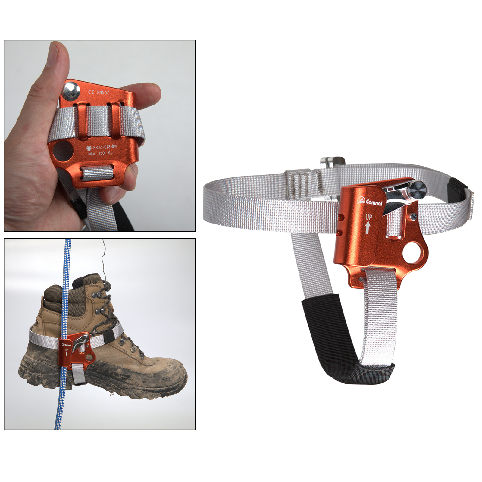 Climbing Tree Arborist L / R Foot Ascender Riser-13mm Rope