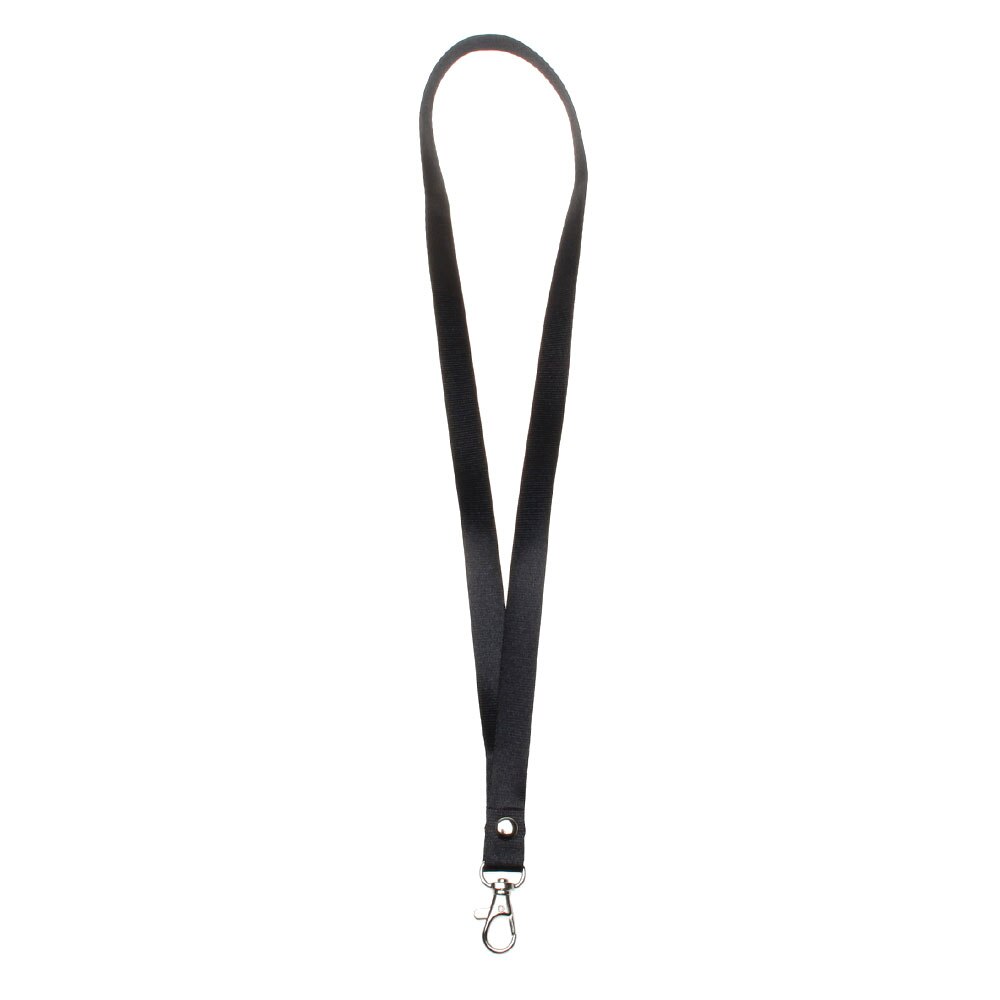 Cordon tour de cou de sécurité détachable pour porte-badge, porte-clés, anneau métallique, porte-cartes, porte-badge, aléatoire