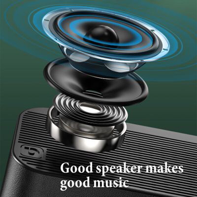 Children Alarm Clock Baby Music Speaker Kids Broadcast Child Night Light Digital Electronic Clock Wireless Bluetooth Speaker