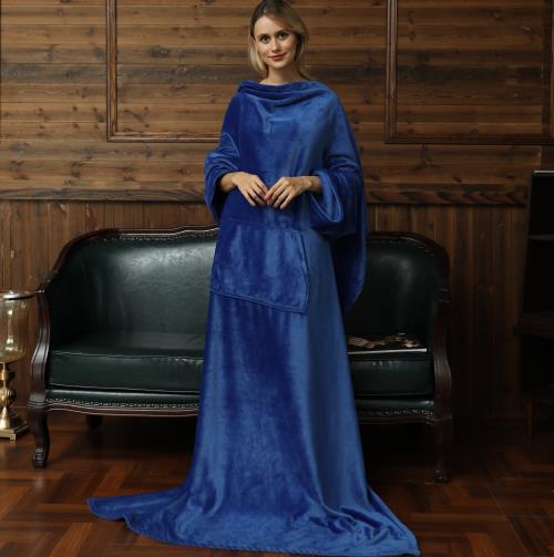Uusin hupullinen viltti aikuisten talvisohva tv huopa huppari koralli fleece lämmin puettava viltti 130 x 180cm