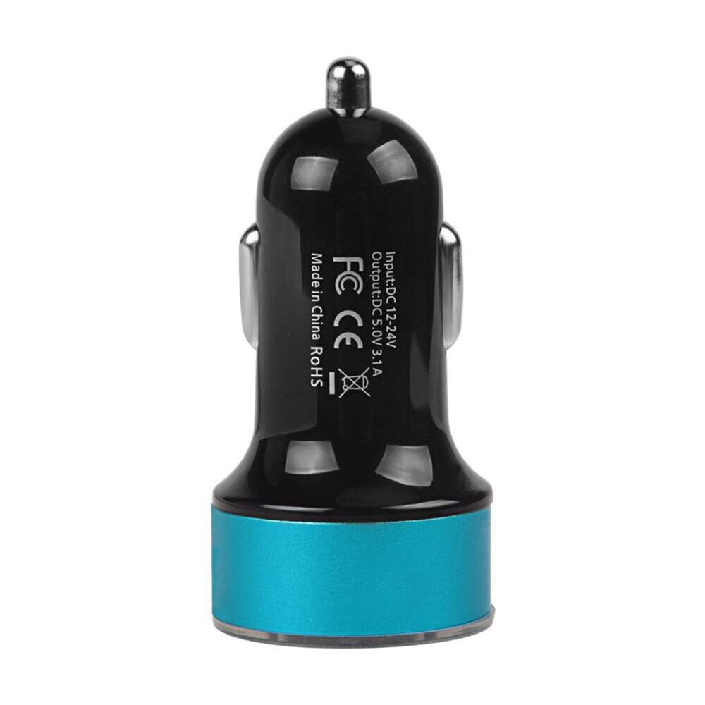 Adaptador de cargador de Teléfono de carga rápida USB 3,1 para todos los tipos de teléfonos móviles MP3 MP4 Cámara IPOD productos digitales: Azul