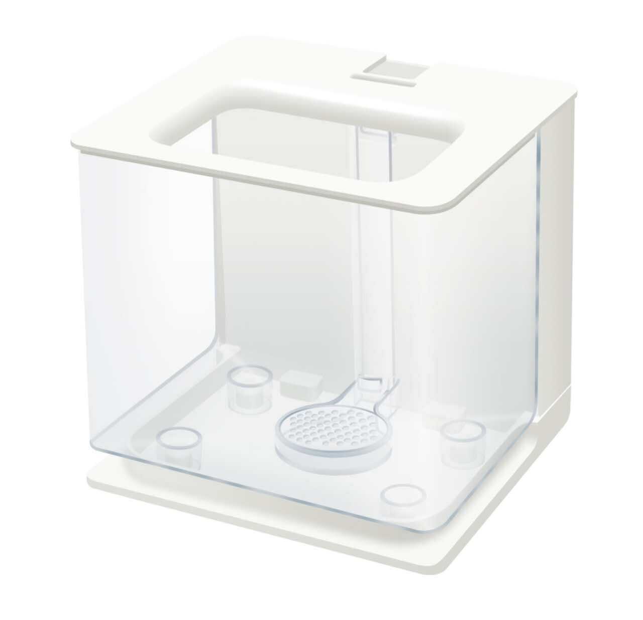 Doven selvrensende desktop mini plast økologisk akvarium lille akvarium akvarie akvarium