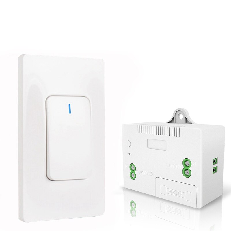 Wireless LED Light Switch Home Improvement Receiver Module No Wiring No Battery No Wifi Switch Remote Control Lighting: US 1