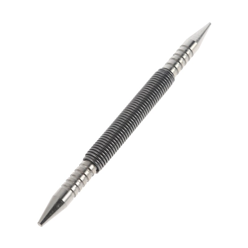 1/32”-1/16” Hammerless Nail Set Punch Hammerless Door Hinge Pin Punch Tool Double Ended Prick Punch Center Punch