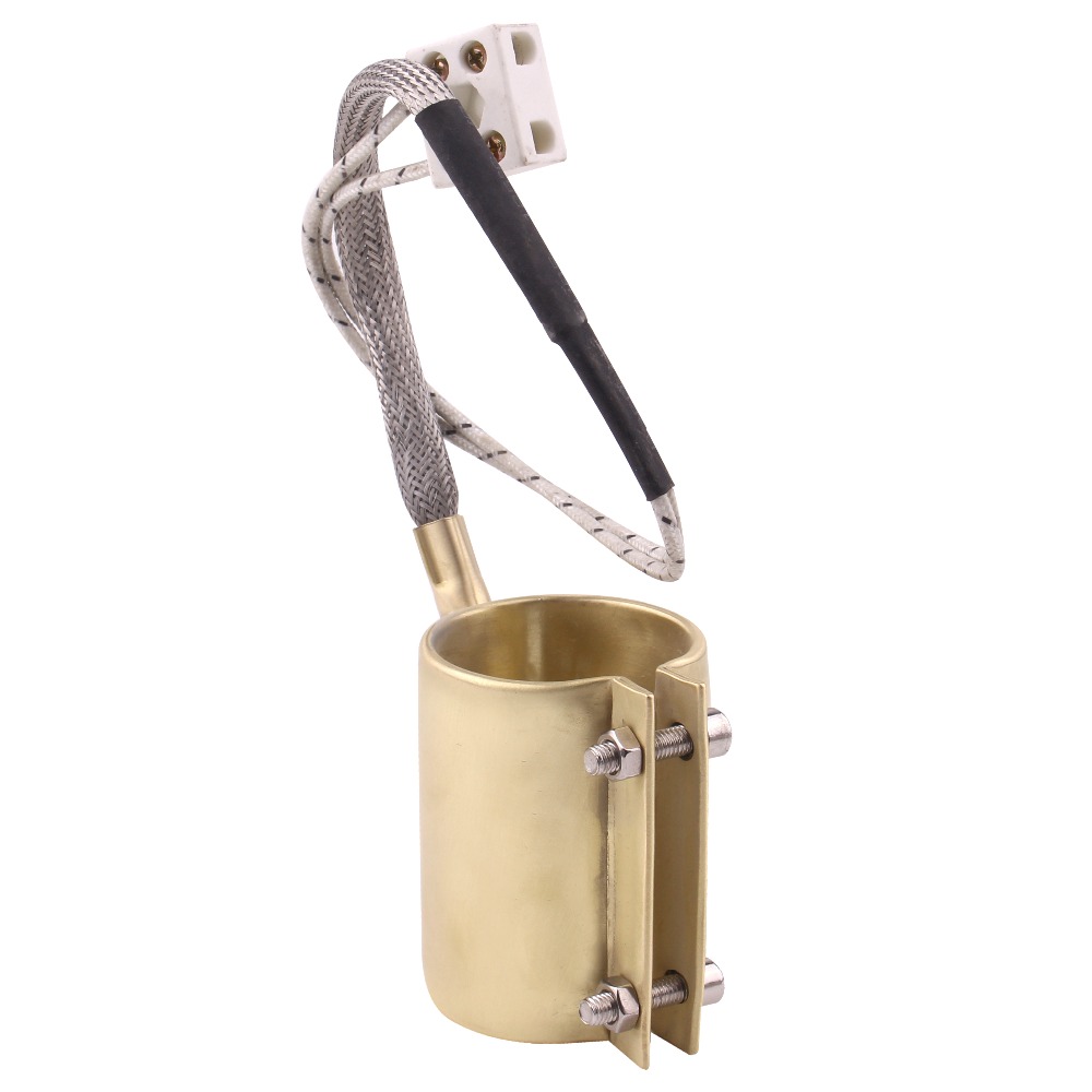 DERNORD Heating Element 220v 280w 40mm*60mm Brass Band Heater for Plastic Injection Machine