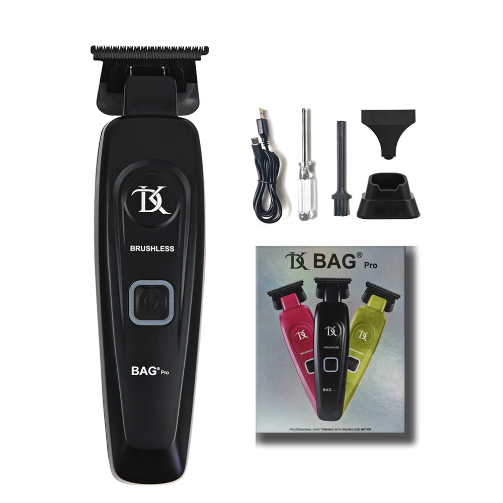 BRDCLIP-Kit de Máquina para cortar cabello de barbero , cargador Base, cortadora de pelo de 7500RPM, cortadora de pelo de salón con cuchilla DLC para hombres: Verde militar