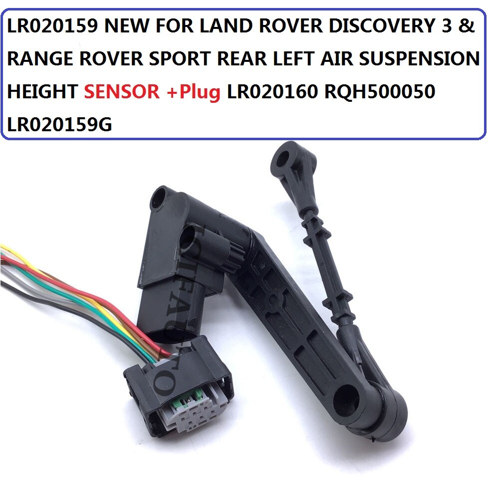 Sensor de altura de suspensión neumática para Range Rover Sport Discover, accesorio trasero izquierdo y derecho, LR020159, LR020160, LR020161, LR020159G,