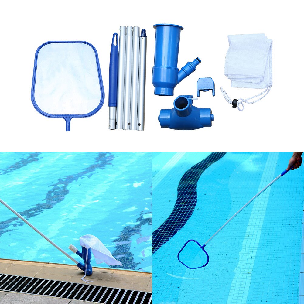 Zwembad Cleaning Kit Zwembad Vacuüm Spray Onderhoud Cleaner Gereedschap Met Zuig Hoofd Skimmer Netto Zwembad Accessoires