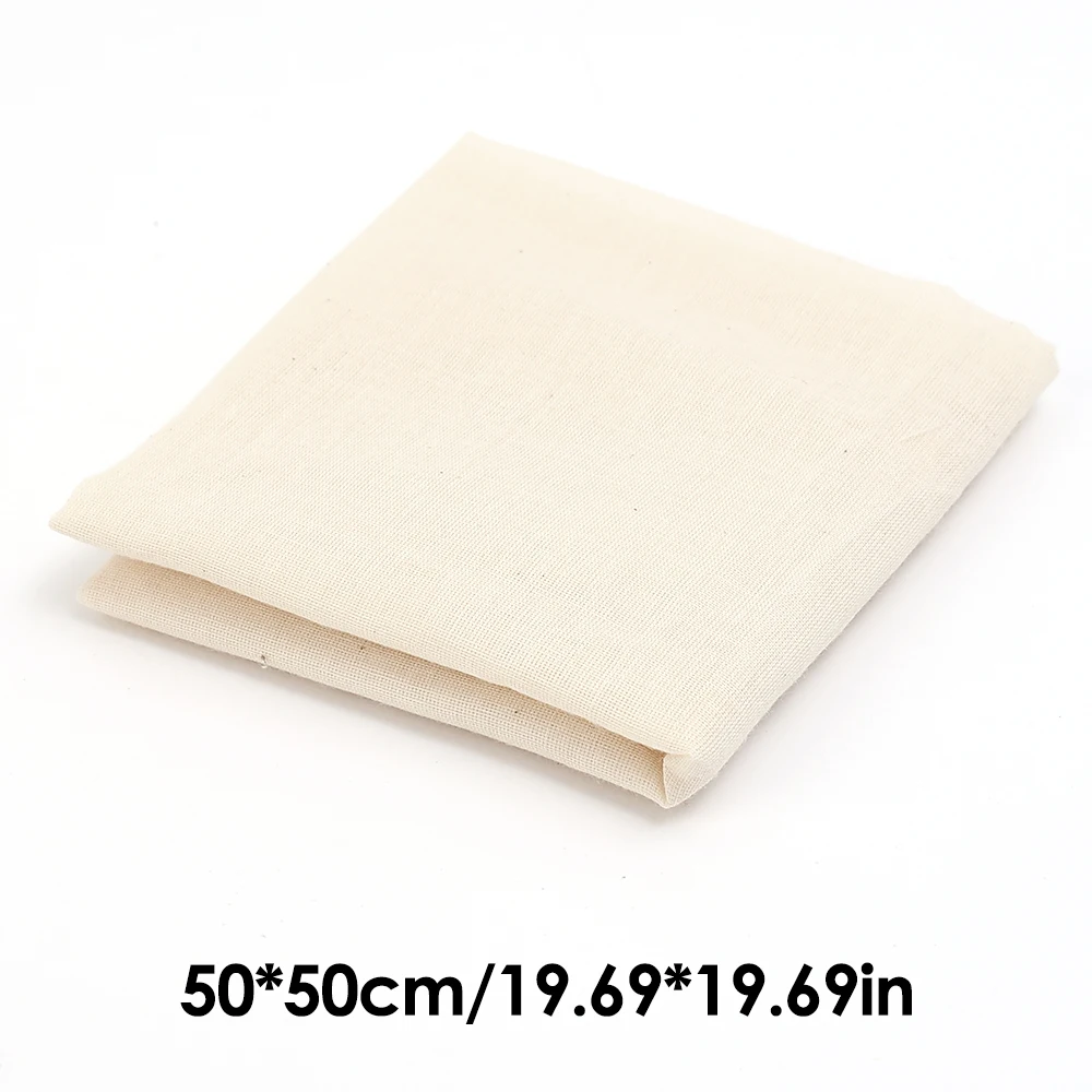 Baumwolle Faser Filter Tuch Wiederverwendbare Nuss Milch Gittergewebe Siebe Bahre Homebrew Filter Tücher Käse Joghurt Filter Ferment Gebäck Werkzeuge: Gelb