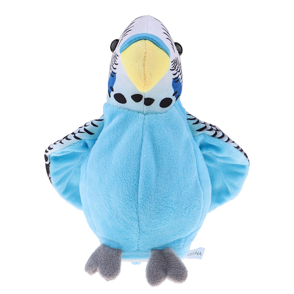 Kids Recorder Blue Talking Parrot Game with Voice Recognition Technology Toy