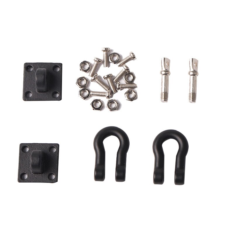 1/10 rc rock crawler metal reboque manilha gancho para axial scx10 90046 tamiya cc01 rc4wd d90 d110