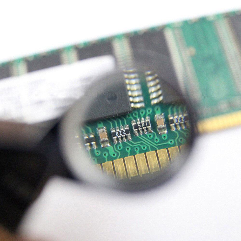 Jewelers Magnifier Gold Eye Loupe Jewelry Store Magnifying Glass Jewelry Loupe 30 X 21mm Led Uv Lens Loupe Magnifier #T1P