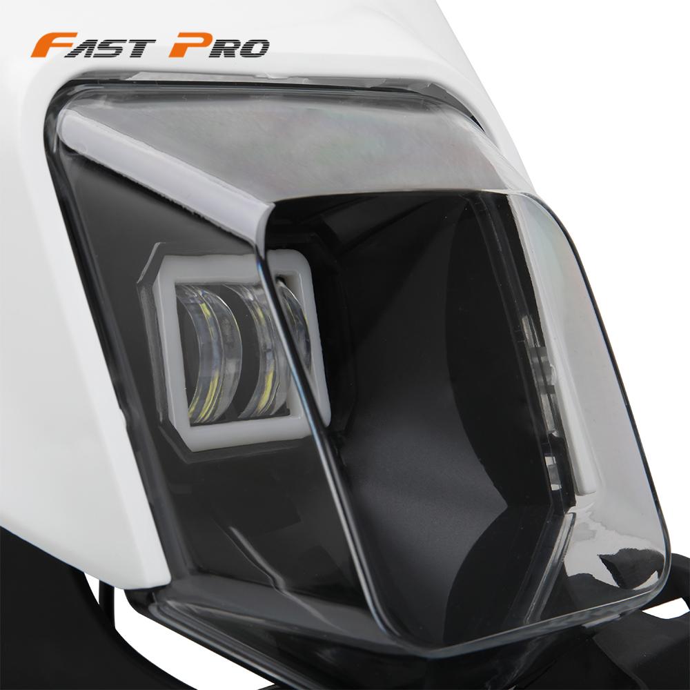 Motorcycle LED Headlight Headlamp Head Light Lamp For Husqvarna FC FE FX TC TE TX 125 250 300 350 450 501 FE250 FC250 TC250