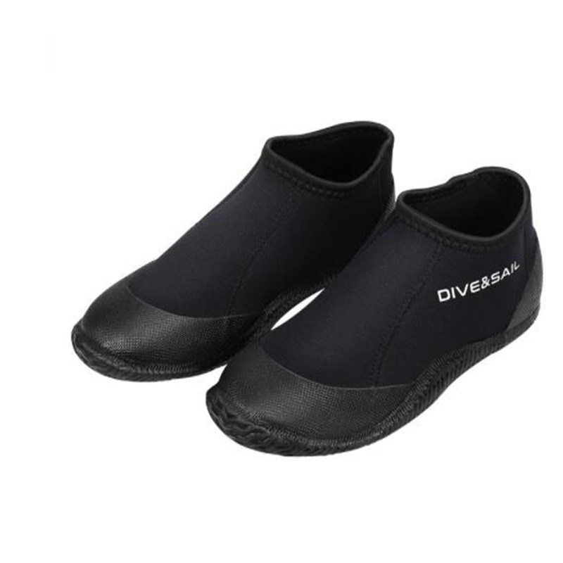 3MM neoprenowe buty do nurkowania Windsurf Kitesurf Surf buty na plażę buty do pływania podwodne wędkarstwo sprzęt do snorkelingu nurkowanie: YQ001 BK BOOTS / EU 36