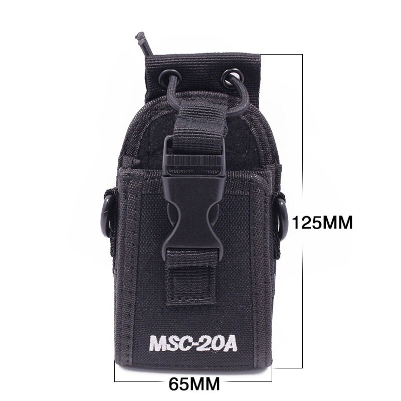 2 pçs MSC-20A walkie talkie caso titular saco para baofeng UV-5R BF-888S UV-82 walkie talkies tyt wouuxn em dois sentidos caso de rádio titular