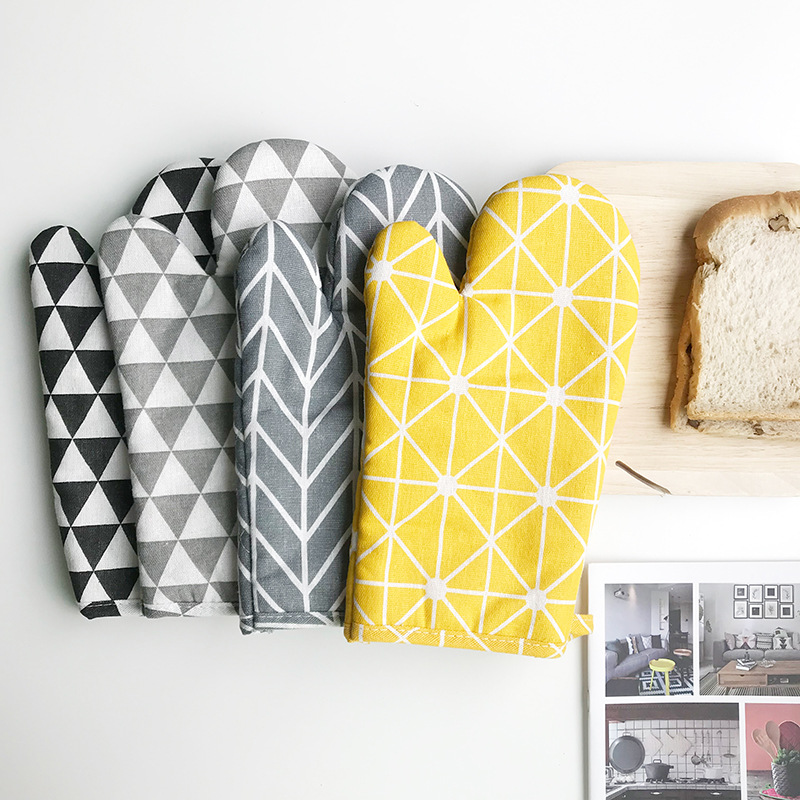 Köksgrytlappar, underlägg och spis, ugnsvantar, set, värmebeständiga, värmebeständiga, värmebeständiga, gryt- och bakhandskar