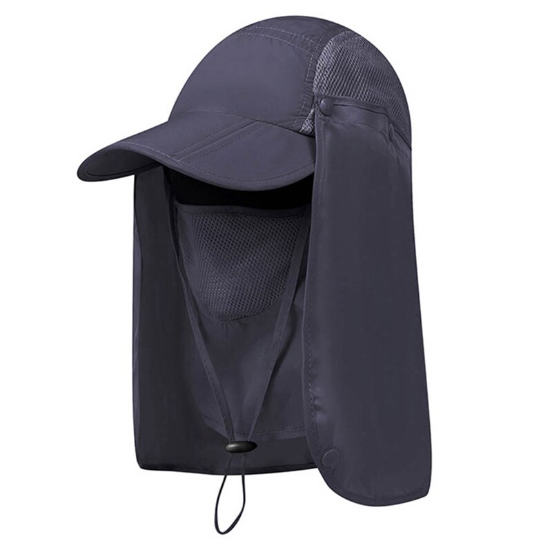Utendørs sykling maske cap anti-uv vindtett sport visir caps sommer nakke uv beskyttelse casual baseball hatter kvinner menn balaclava: E