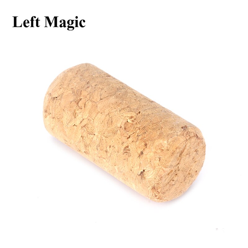 Kurk Goocheltrucs Coin Doordringende De Kurk Magia Goochelaar Close Up Gimmick Props Comedy Mentalisme