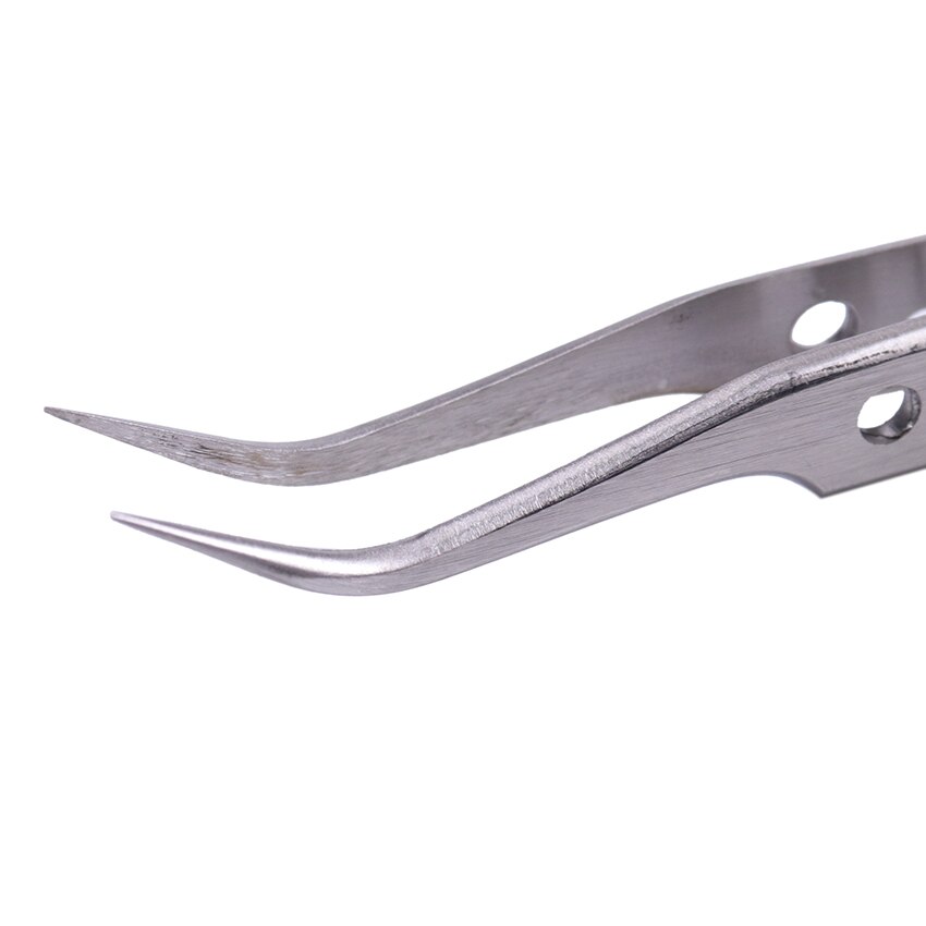 Matte Curved Straight Tip Precision Tweezers Stainless Electronics Industrial Tweezers For Phone Repair Hand Tools