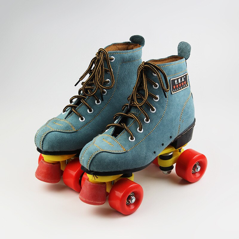 Double-row skates adult double-row skates rollerskates patines de 4 ruedas