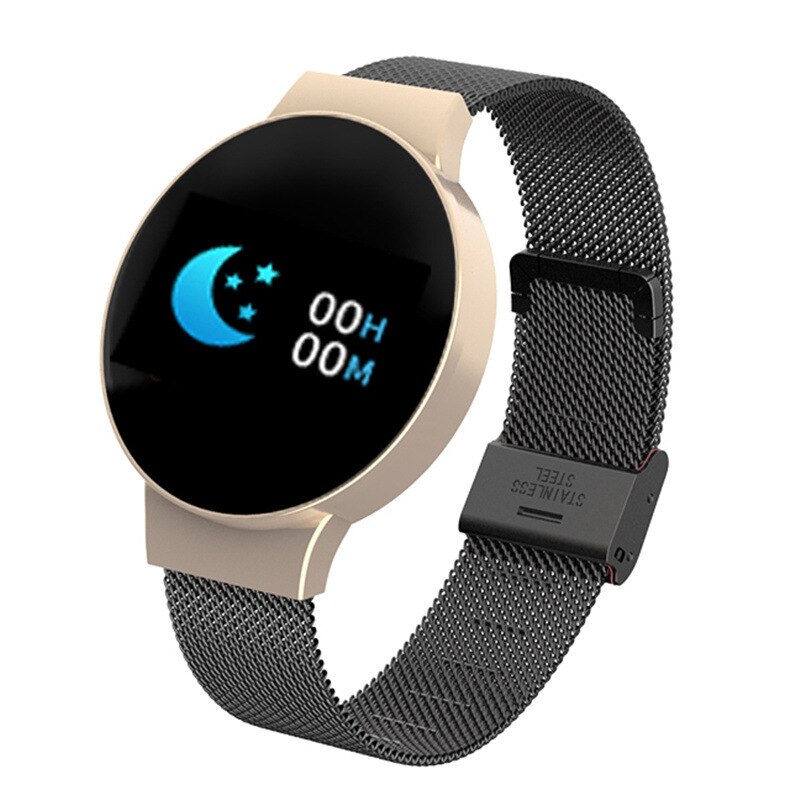 R11 SD Smart Wristband Smart Bracelet Ring Heart Rate Motion Hand Ring Smart Watch Pedometer Blood Pressure Monitor Tracker: black