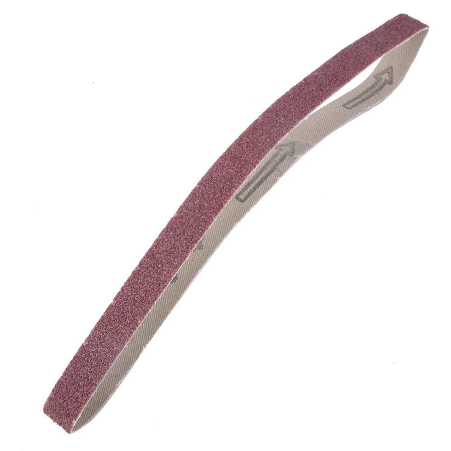 457 x 13mm slipebånd sandpapir slipebånd slipe sirkulært 10 stk for båndsliper trebearbeidingsslipeverktøy industrielt