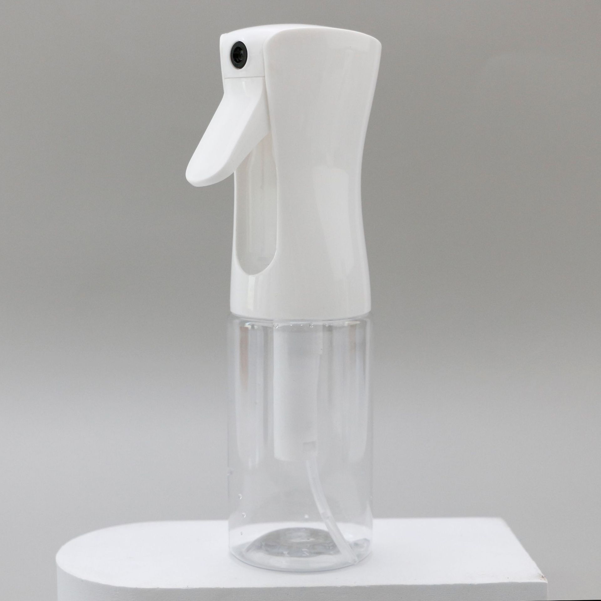 Hairdressing Spray Bottle Hair High Pressure Spray Bottle Continuous Spray Watering Can Hair Stylist Director Automatic 500ml: ClearWhite 200ml