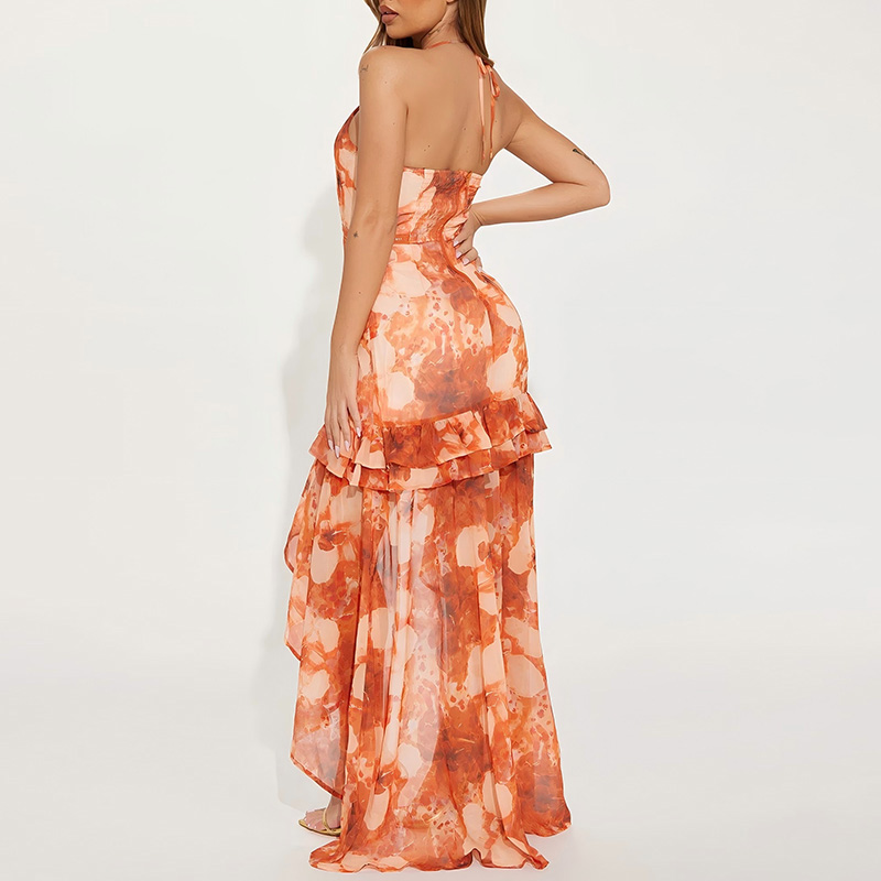 Bikini Sexet Halterneck Printet