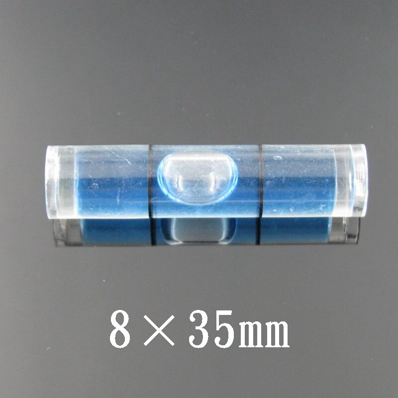 HACCURY Spirit level bubble plastic bubble level Tubular vials Red Bule Green Color 8*35mm 9.5*40mm 1pcs