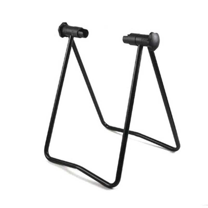 Universal Flexible Bicycle Bike Display Triple Wheel Hub Repair Stand Kick Stand For Parking Holder Folding: Default Title