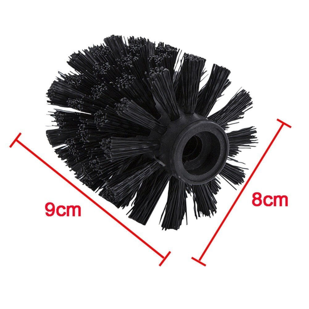 Universal Replacement Toilet Brush Head Holder White Black Clean Spare Parts Tools Toilet Brush Home Bathroom Accessories