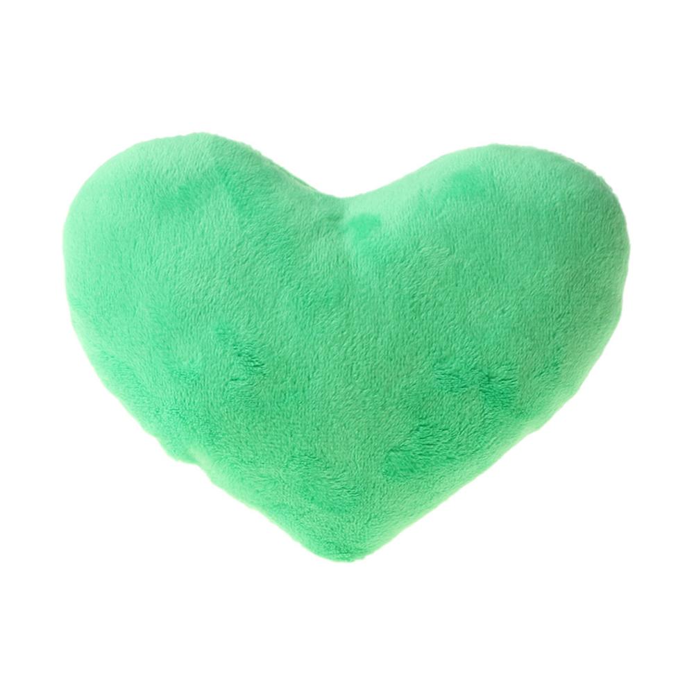 15cm hjerteform dekorativ kastepude pp bomuld blød dukke elsker: Grøn