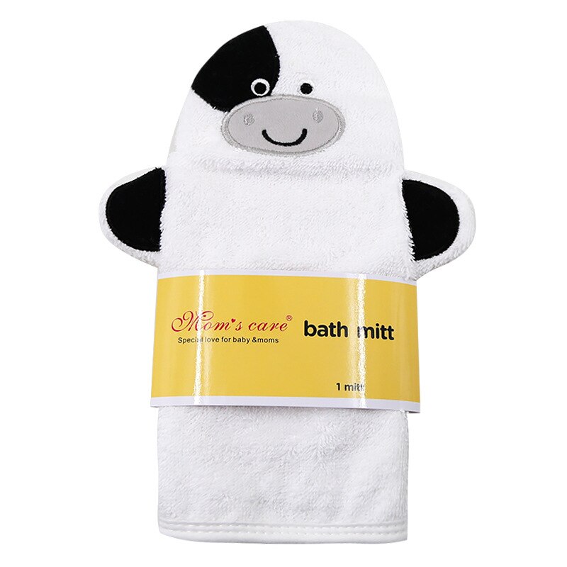 Cartoon Baby Baby Bad Handschoen Handdoek Leuk Dier Super Zacht Katoen Bad Douche Brush Spons Diepe Reiniging Huid Voor Kinderen: animal09