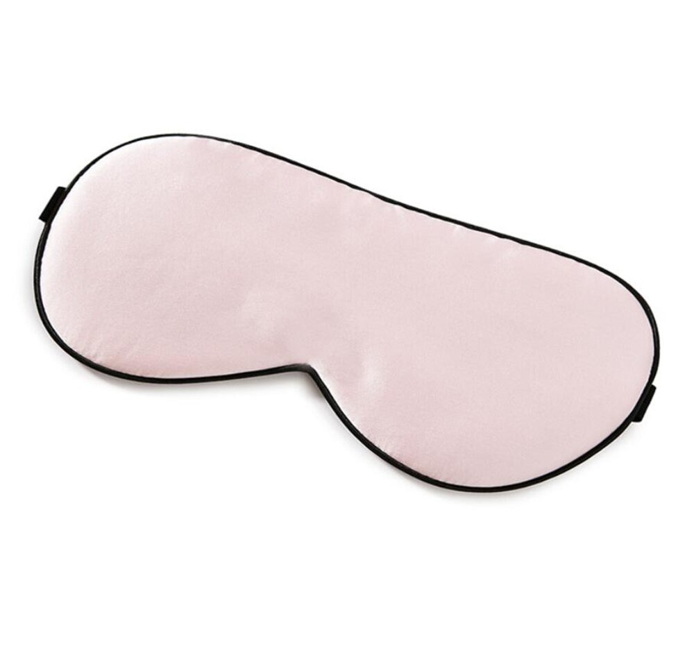 100 masque de nuit en soie masque pour les yeux en soie masque pour les yeux en soie noir confortable protection: C