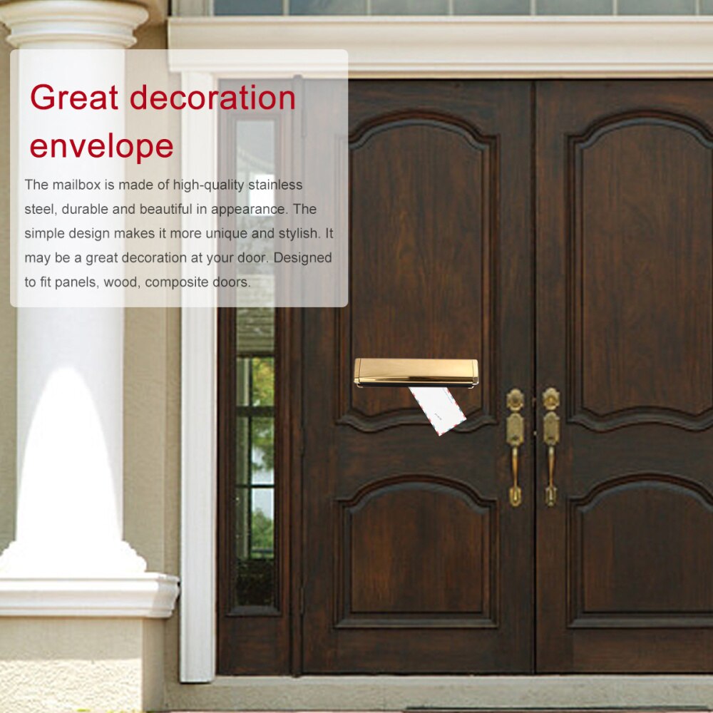 1pc Simple Safe Chic Newspaper Box Letter Box for Outdoor Outside