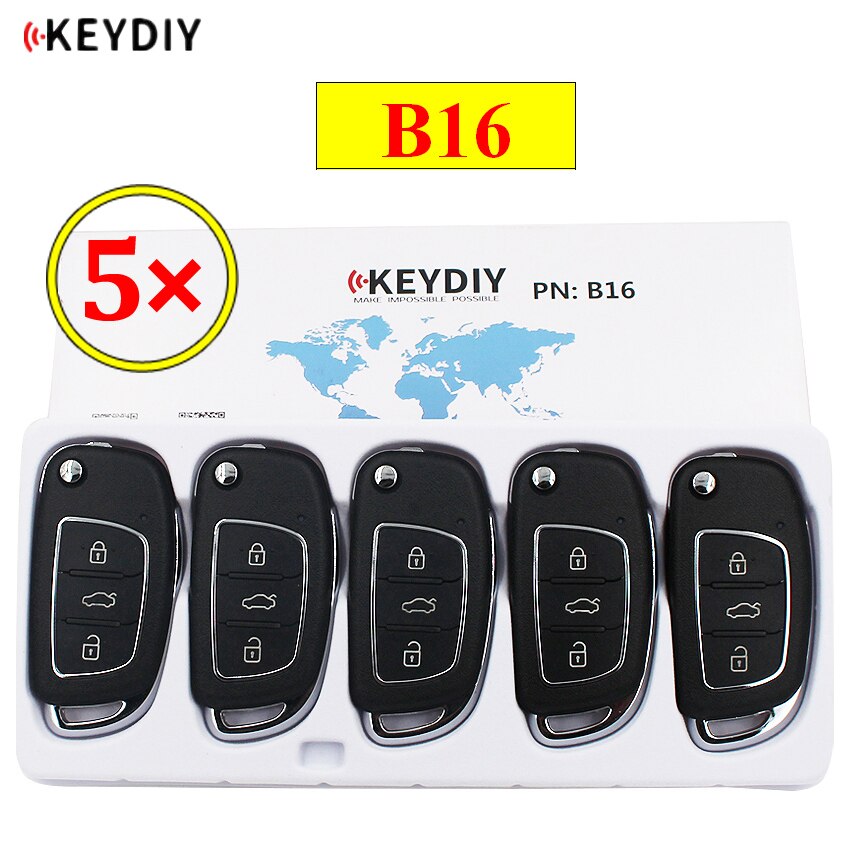 5 Stks/partij Keydiy B Serie B16 3 Button Universele Kd Afstandsbediening Voor KD200 KD900 KD900 + URG200 KD-X2 Mini kd