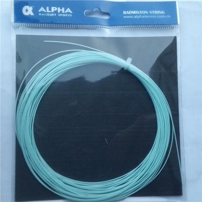 Alpha 2PC Badminton Racket Durable High Pound 12m 0.68mm Machine Stringing Tools Practice Net For Badminton