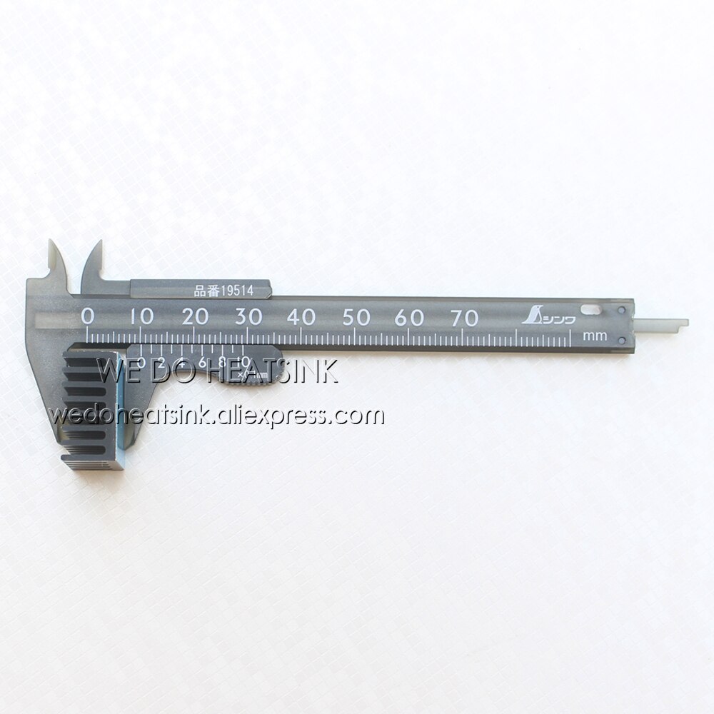 WE DO HEATSINK 20x20x10mm Black Anodized Aluminum CPU / IC Cooling Cooler Heatsink With Thermal Pad