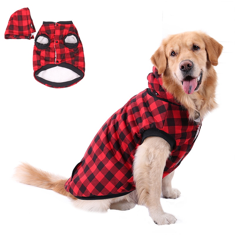 Freies Große Größe Haustier Hund Mantel Winter warm Hund Kleidung Für Chihuahua Weiche Kapuze Welpe Jacke Kleidung Mit ablösen Hütte