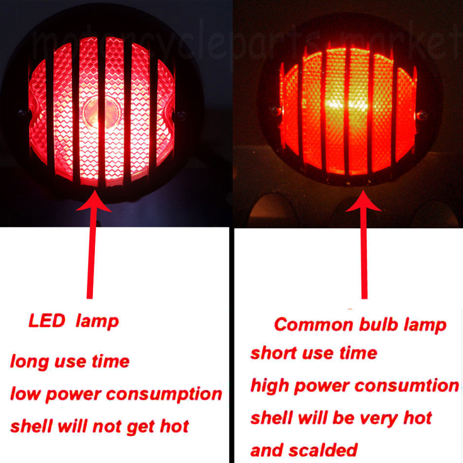 Black Motorcycle Led-achterlicht Remlicht Side Mount Kenteken Beugel Voor Harley Bobber Chopper