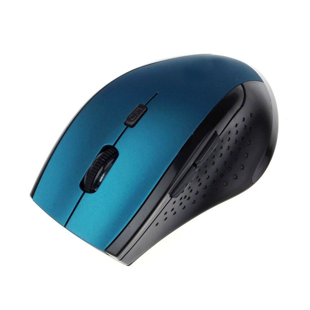 2.4GHz Wireless Optical Gaming Mouse Mice For Computer PC Laptop Black Computer Accessories: Blue