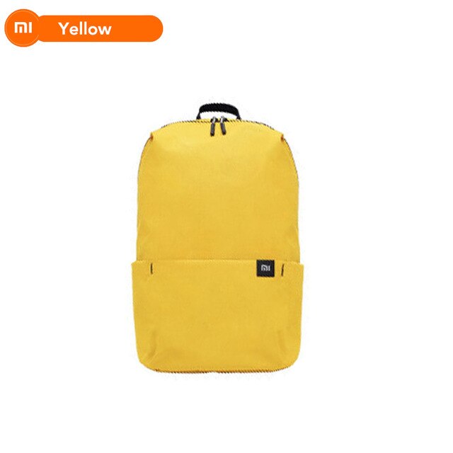 Xiaomi 10L Rucksack Tasche Wasserdichte Bunte Freizeit Sport Kleine Größe Brust Pack Taschen unisex für Herren Frauen Art Rucksack: Gelb