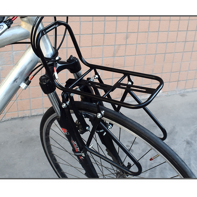 Bike Front Rack Carrier Fietstassen Bag Carrier Bagage Plank Beugel Fiets Voor Mtb Racefiets