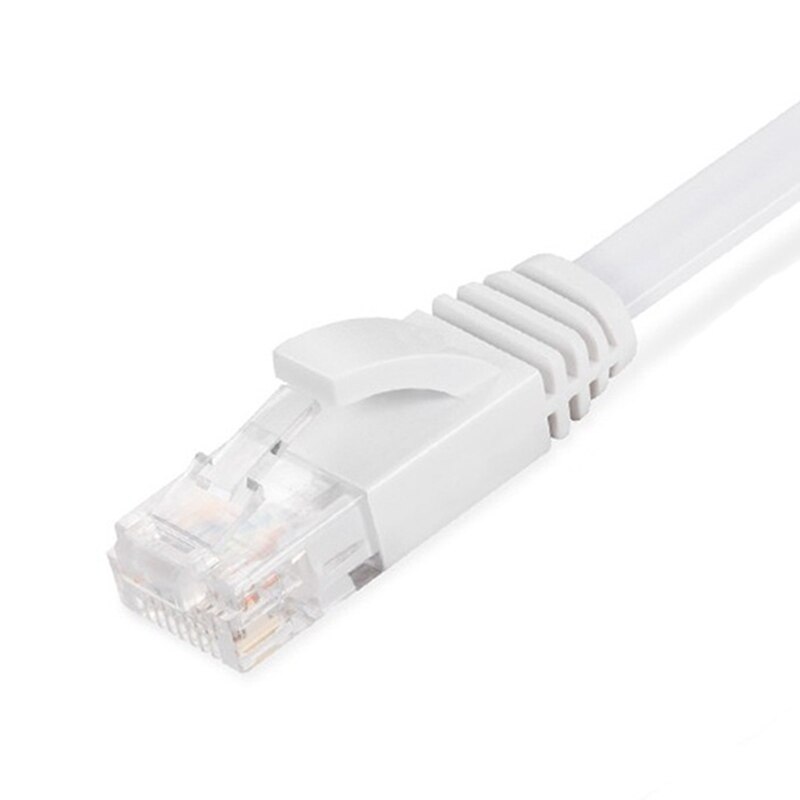 CAT6 RJ45 Computer Network Cable Flat Jumper CAT6 Super Six Network Cable Suitable for Computer Notebook Router -0.5M