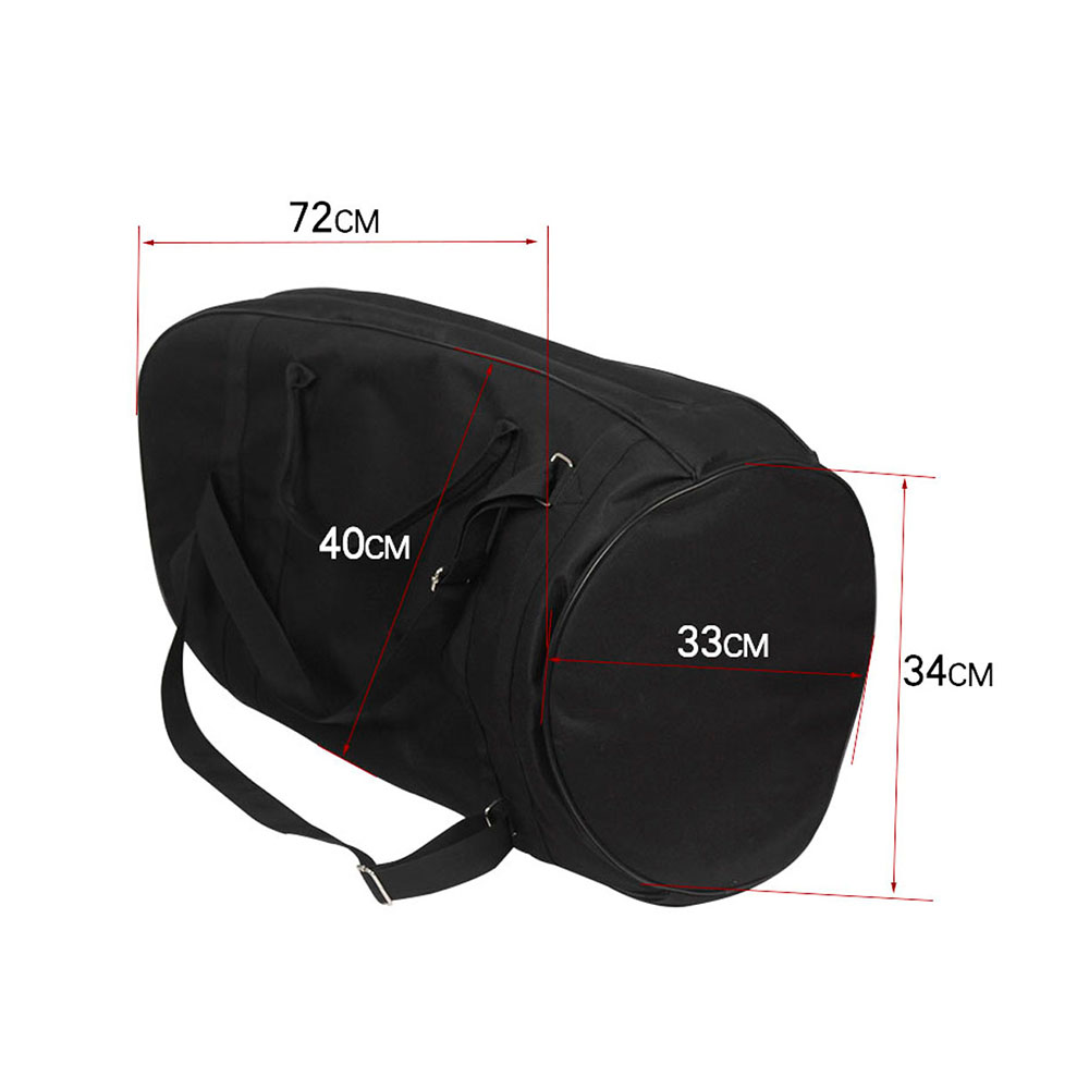 Bolsa de trabajo de eutonio Baritone funda con correas paño de abrasión de gran capacidad accesorios de instrumento de latón