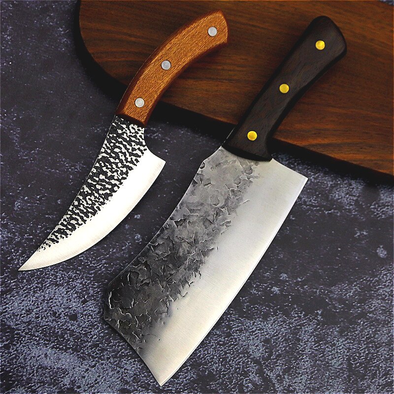 Manganese-steel forging sharp chef knife household kitchen knife multi-purpose chef knife slicer boning knife boning knife: B-xzd11BJ