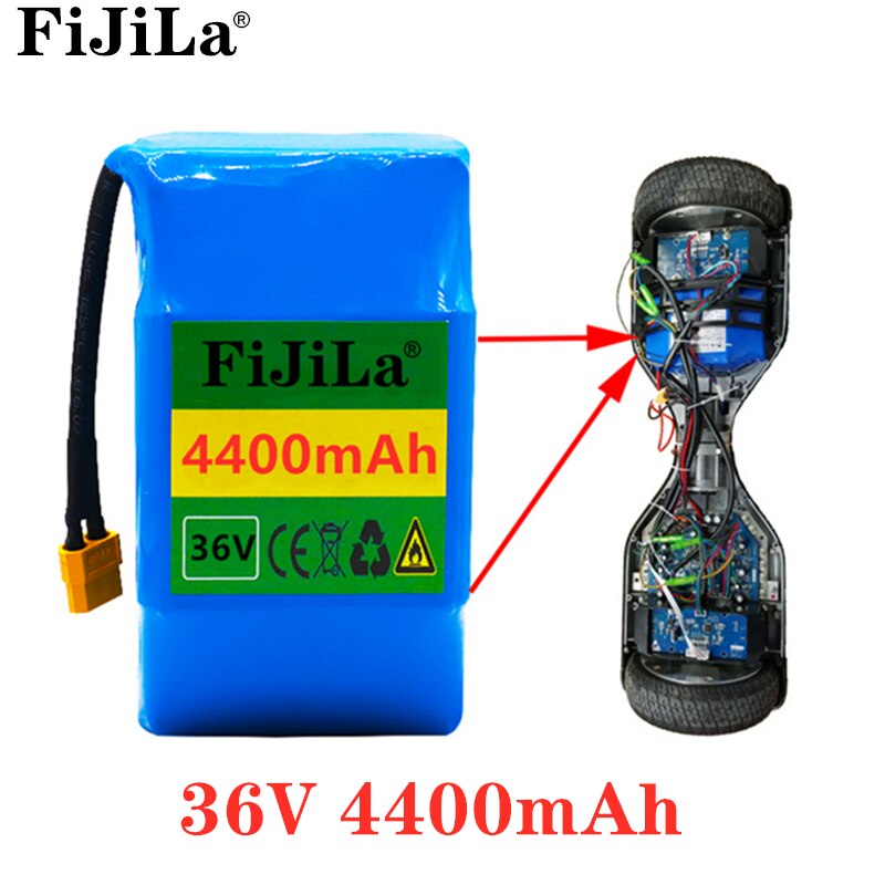 36V 4400mAh Li-Ionen Akku Für Hoverboard & E-Scooter - Leistungsstark Mit BMS Schutz