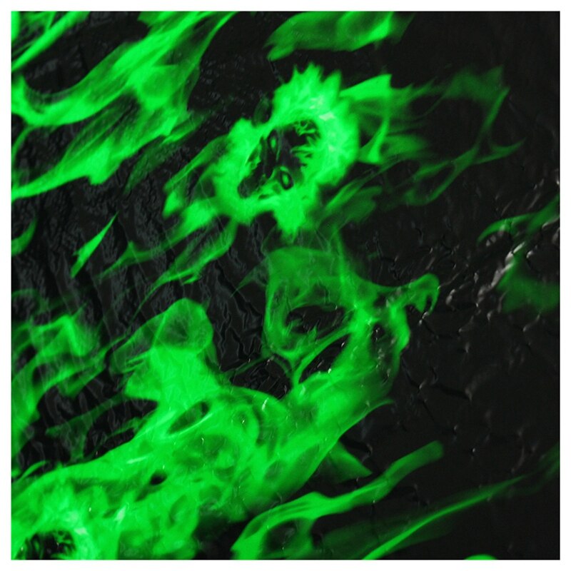 Water Transfer Printing Film Hydrographics Hydro Dipping Kit Skull Green 0.5*2m