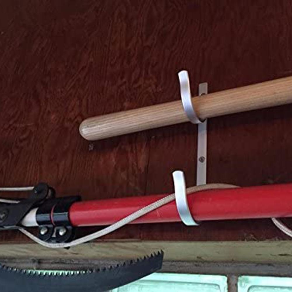 2PC Swimming Pool Pole Hook Advanced Aluminum Bracket Set Aluminum bracket F@