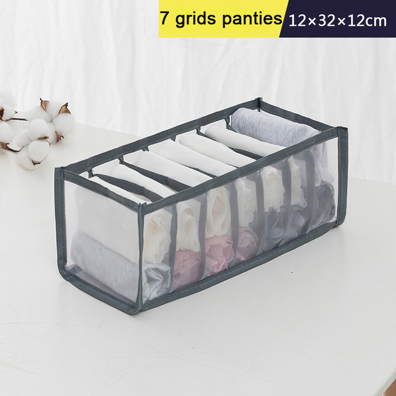 Organizer für Unterwäsche, BH-Organizer, Aufbewahrungsbox, Höschen, Socken, Aufbewahrung, Organisation, Kleiderschrank, Kleidung, Organizer, Schubladenabscheider: Tiefe Blau